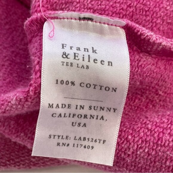 Frank & Eileen James Boyfriend Crew Neck Sweatshirt in Mineral‎ Pink - Picture 9 of 12